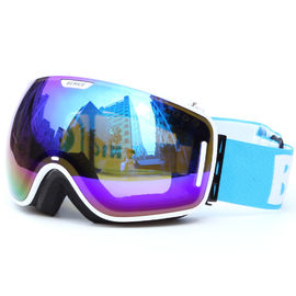 Bergsteigen-Unigear widergespiegelte Ski-Schutzbrillen, Antinebel-Ski-Schutzbrillen-Blau-Farbe fournisseur