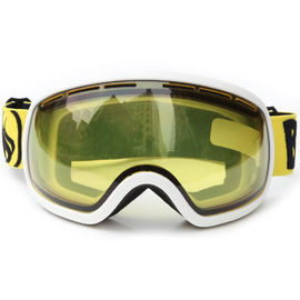 Gelbe Farbe widergespiegeltes Ski-Sonnenbrille weiches Tpu-Rahmen-Material optisch genau fournisseur