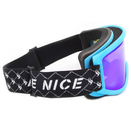 Blaue Farbe polarisierte Snowboard-Schutzbrillen-Doppelschicht abnehmbare PC Linse fournisseur