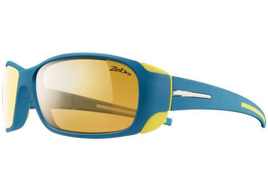 Plastikrahmen-stilvolle Mountainbike-Gläser, Bergsteigen-Sonnenbrille bunt fournisseur