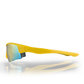 Gelbe Farbe polarisierte Sonnenbrille austauschbare PC Linsen-Antibeleg-Silikon-Arm-Spitze fournisseur