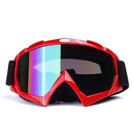 Dauerhafte kundenspezifische Motocross-Schutzbrillen belasten 120g verringerte Customzied-Farbe des grellen Glanzes fournisseur