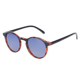 Runde Form-Lebensstil-Sonnenbrille fertigte Logo-Verspiegelung Hd-Visions-Linsen besonders an fournisseur