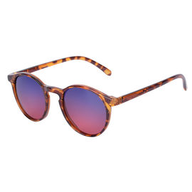 Runde Form-Lebensstil-Sonnenbrille fertigte Logo-Verspiegelung Hd-Visions-Linsen besonders an fournisseur