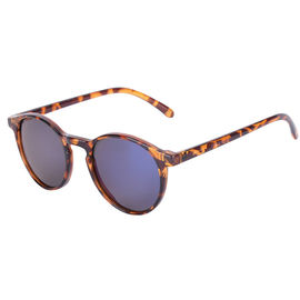 Runde Form-Lebensstil-Sonnenbrille fertigte Logo-Verspiegelung Hd-Visions-Linsen besonders an fournisseur