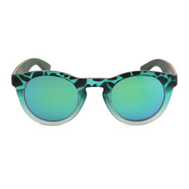 Spezieller Form-Lebensstil-Sonnenbrille-PC-Rahmen farbiger hölzerner Tempel materiell fournisseur