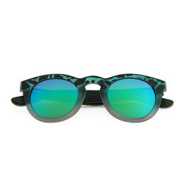Spezieller Form-Lebensstil-Sonnenbrille-PC-Rahmen farbiger hölzerner Tempel materiell fournisseur