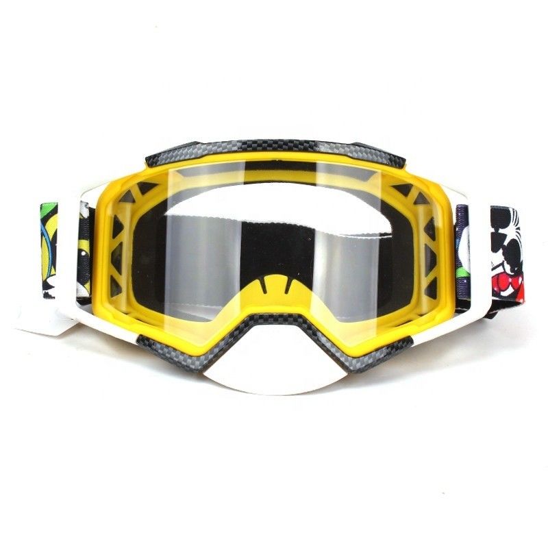 Antikundenspezifische Motocross-UVschutzbrillen, Off Road-Schutzbrillen für das Fahren/Skifahren fournisseur